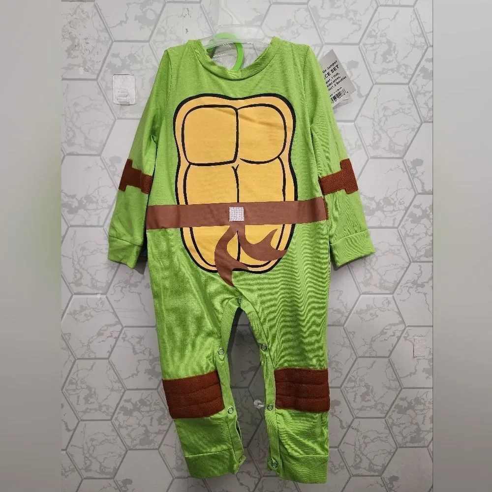 Nwt Teenage Mutant Ninja Turtle 12 pieces Deluxe Halloween Costume